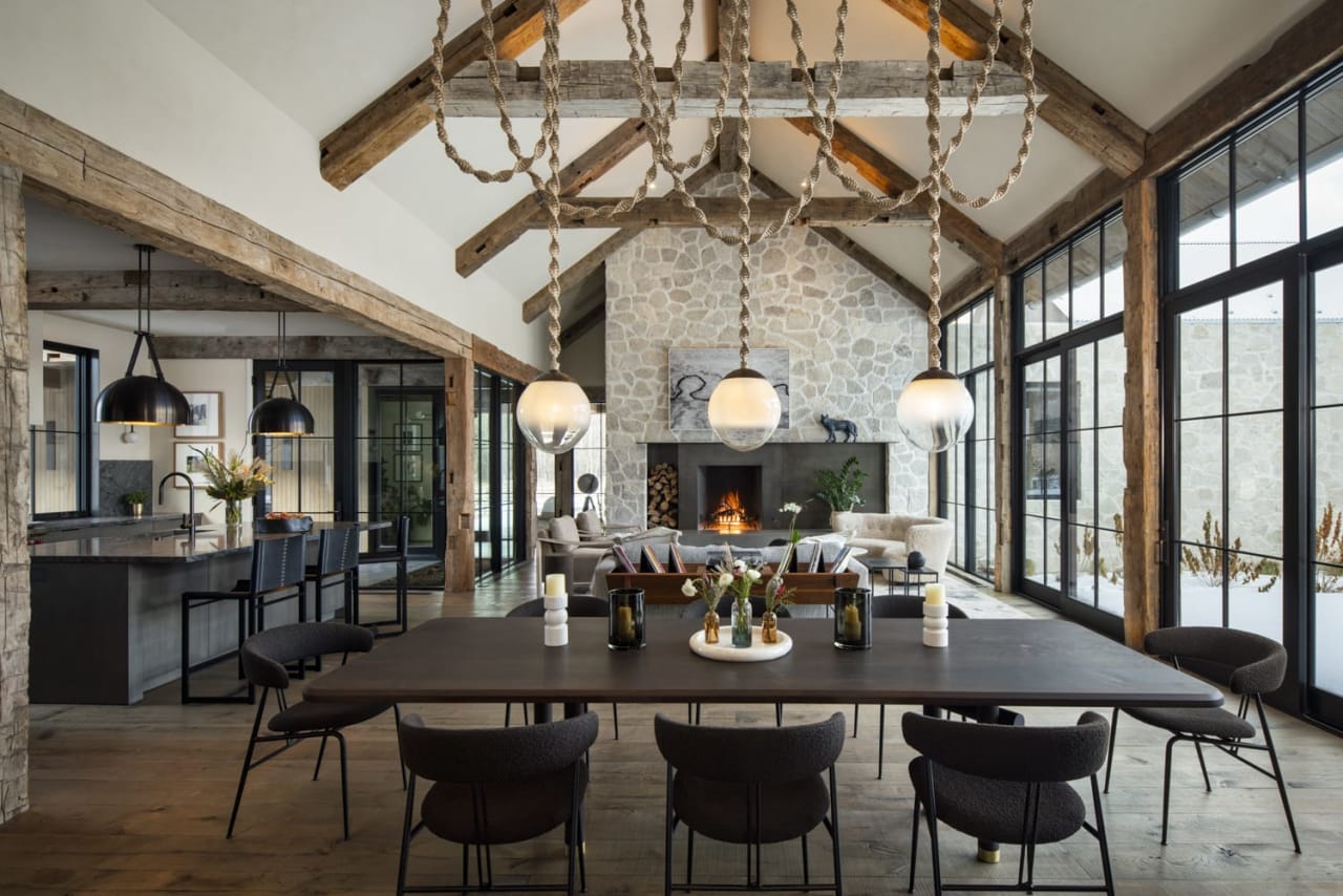 Rustic meets Modern Elegance in the Mountains