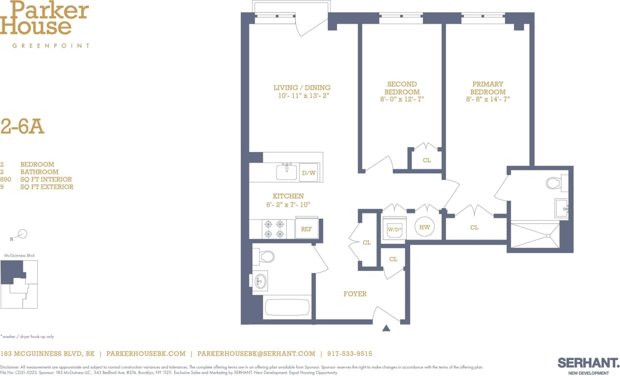 183 Mc Guinness Boulevard Unit: 2A