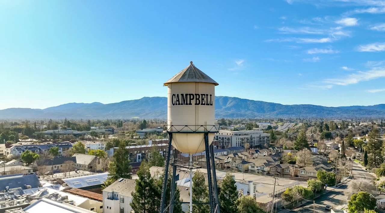 Photo of Campbell Water Tower in Silicon Valley