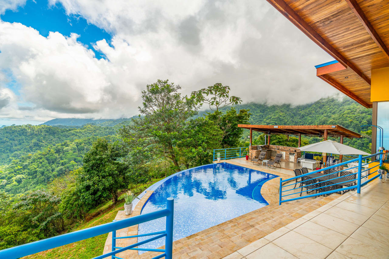 Luxury Ocean View 4-Bedroom Villa For Sale Overlooking the Village of Ojochal