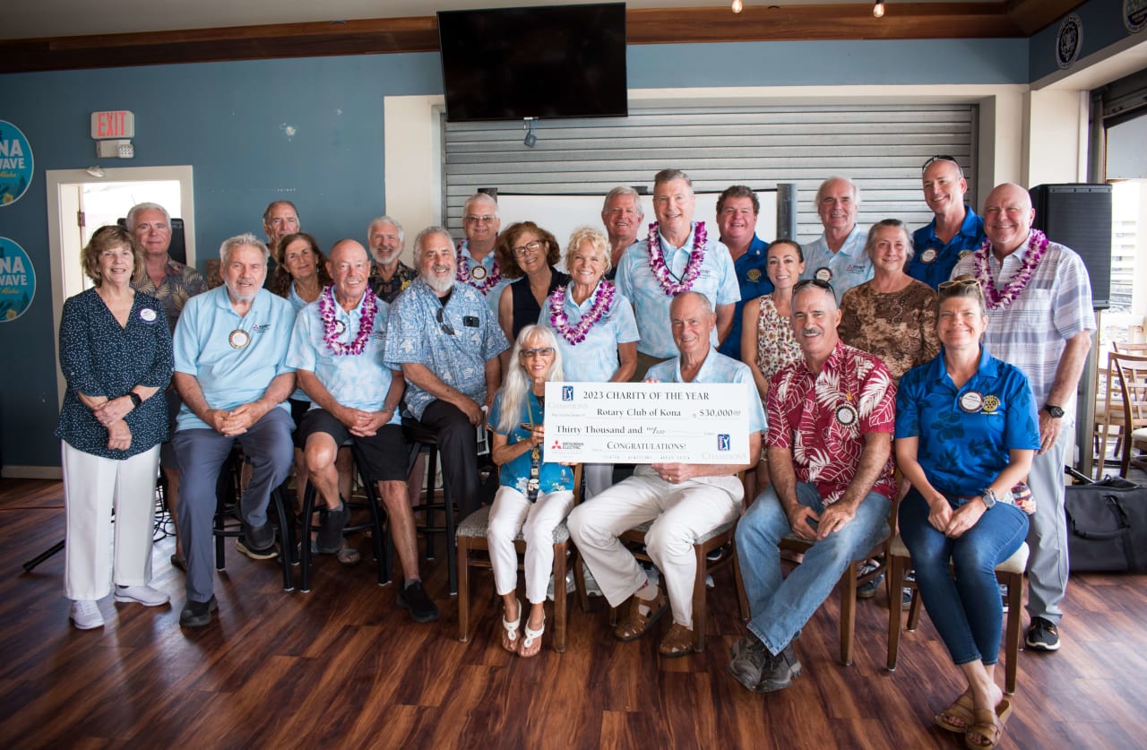 Rotary Club of Kona named PGA Champions Charity of the Year