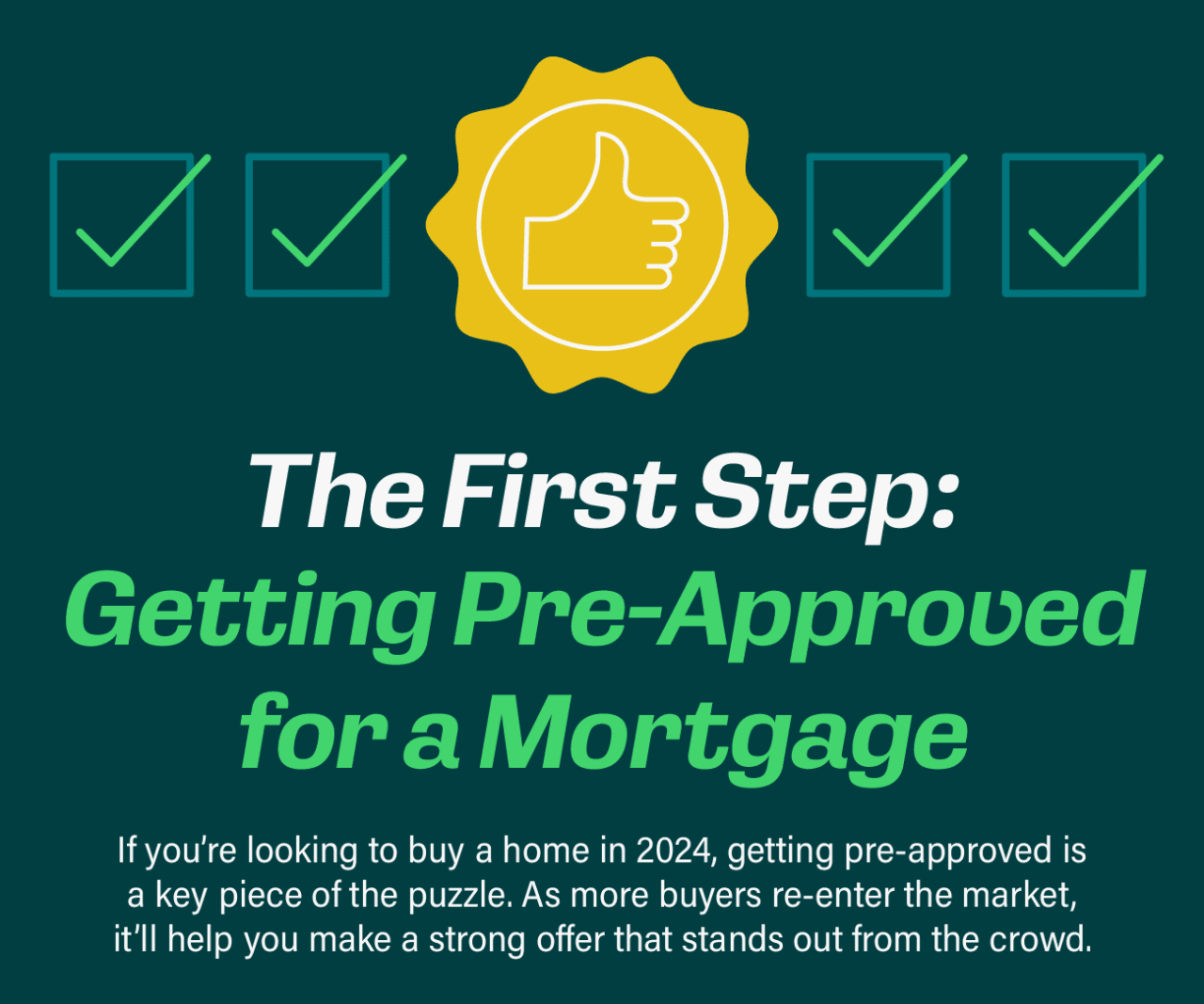 The First Step: Getting Pre-Approved for a Mortgage