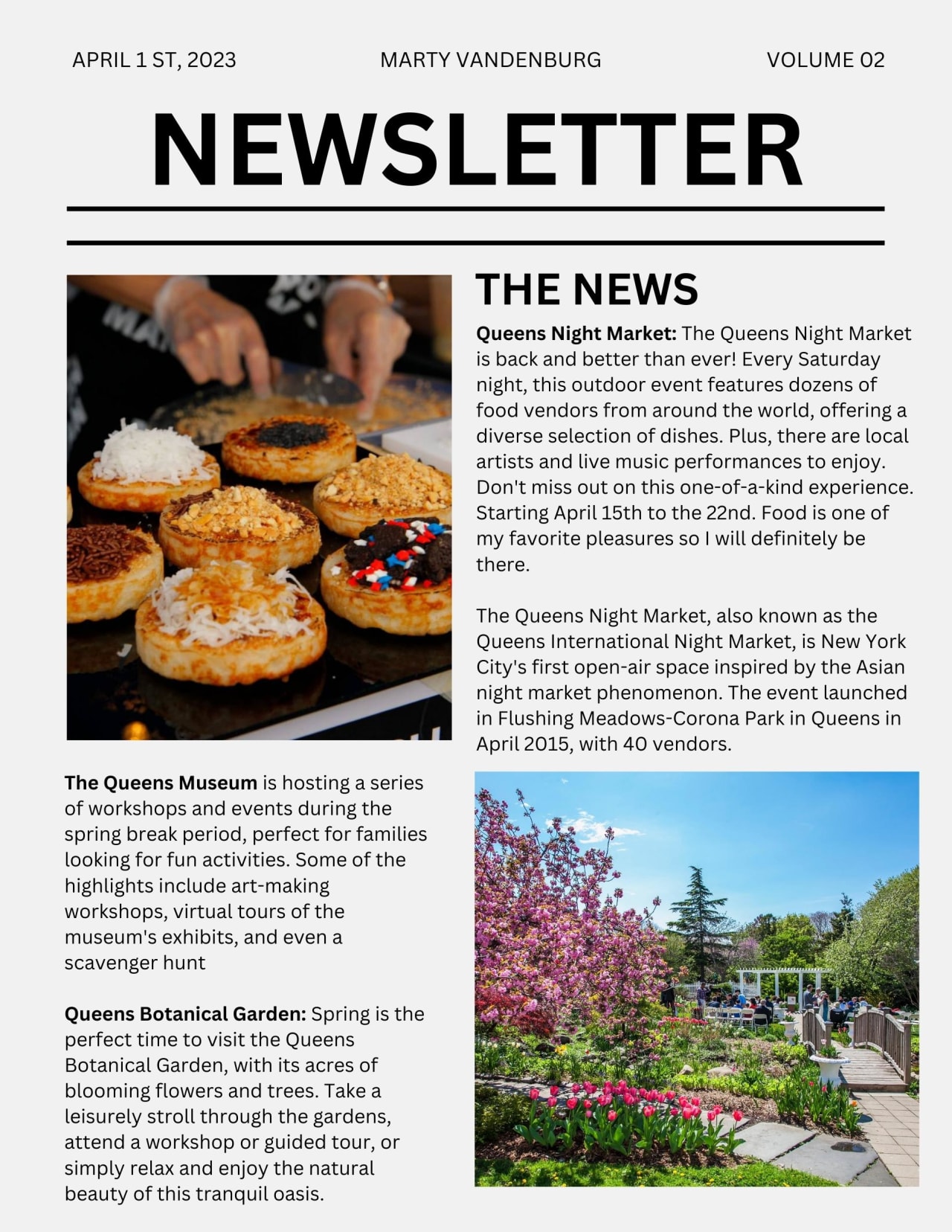 Newsletter Volume 2