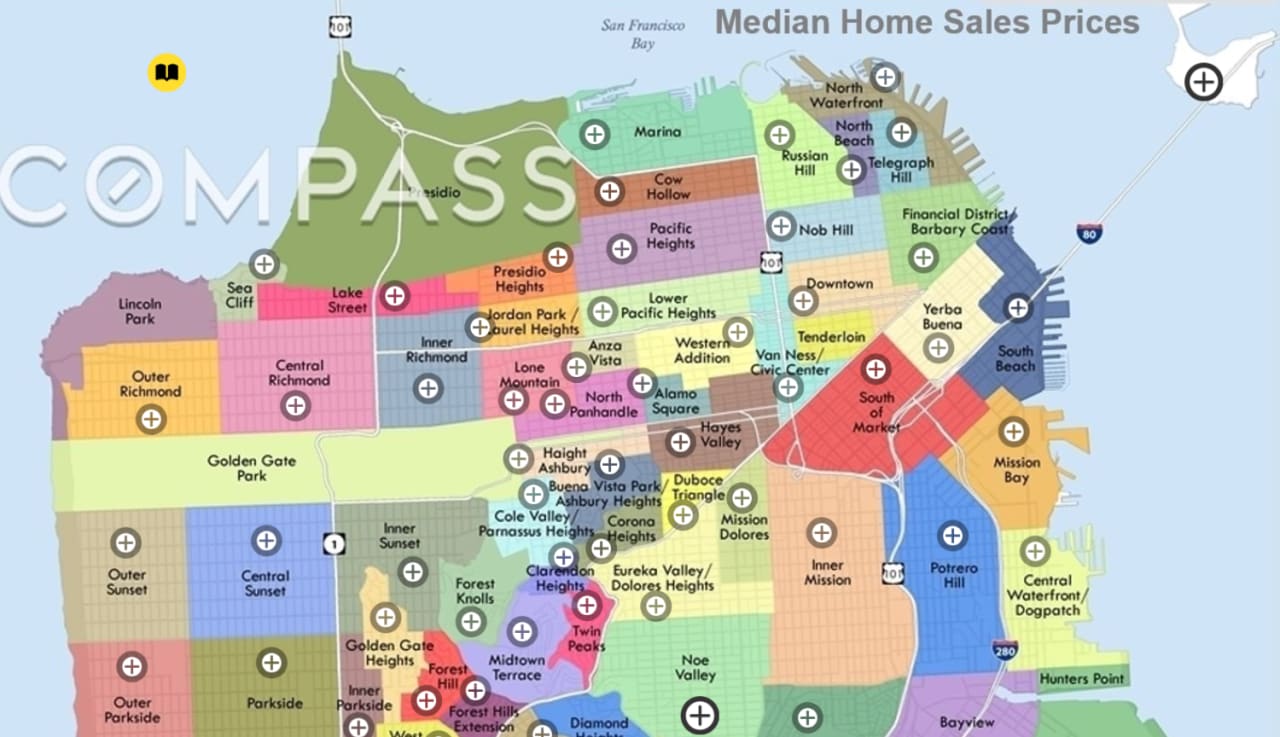 San Francisco Median Home Price Map Beverly Beverly