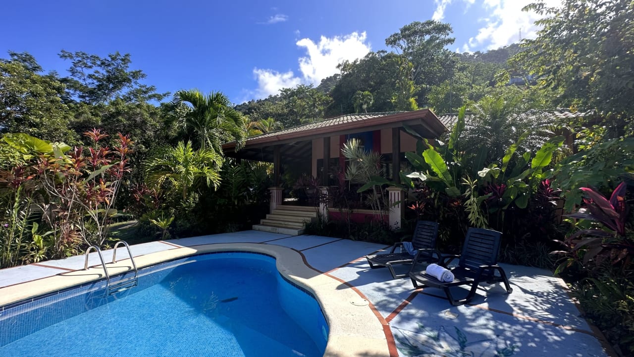 Escaleras, Dominical Ocean View Home 0.7 acre with Massive Studio Rancho