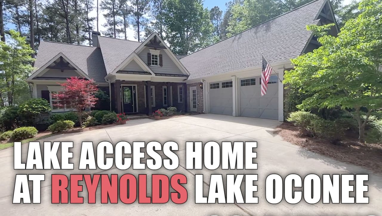 Lake Access Home with Golf and Lake Views in Reynolds Lake Oconee