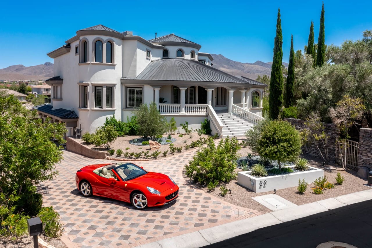 Get a Free Ferrari with a $4.8M Mansion!