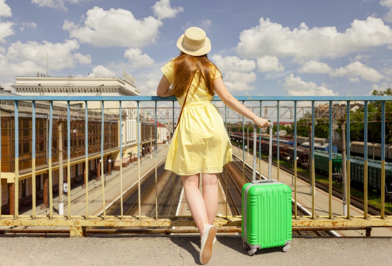 a lady traveller