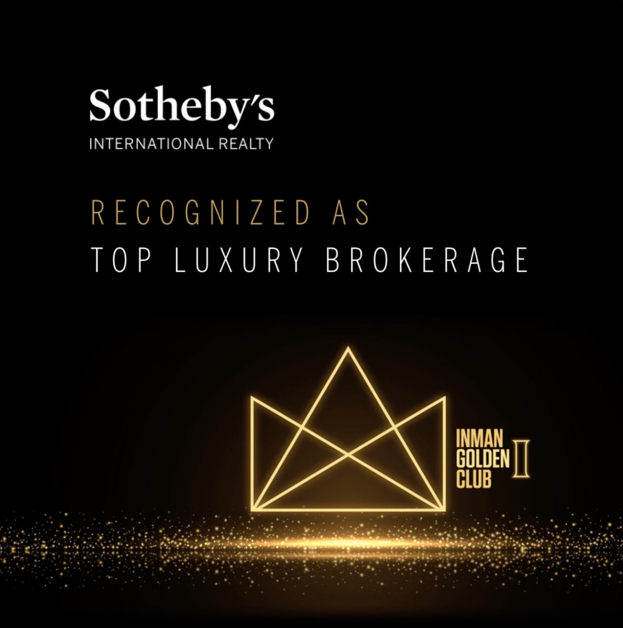 Sotheby's International Realty Recognized by Inman as Top Luxury Brokerage