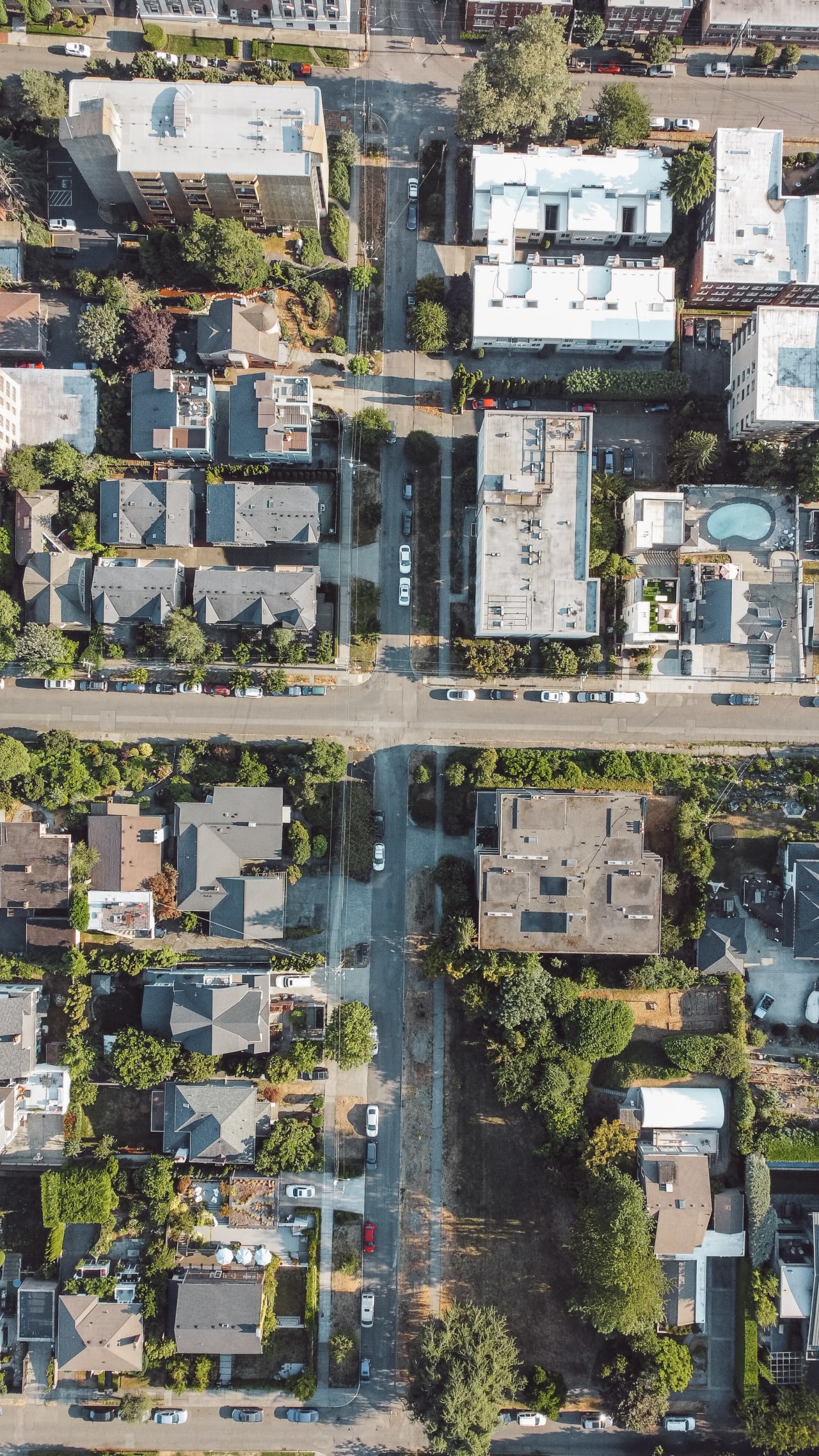 Queen Anne Seattle aerial view