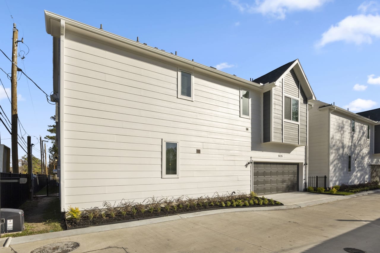 exterior view of a Donovan Heights townhome