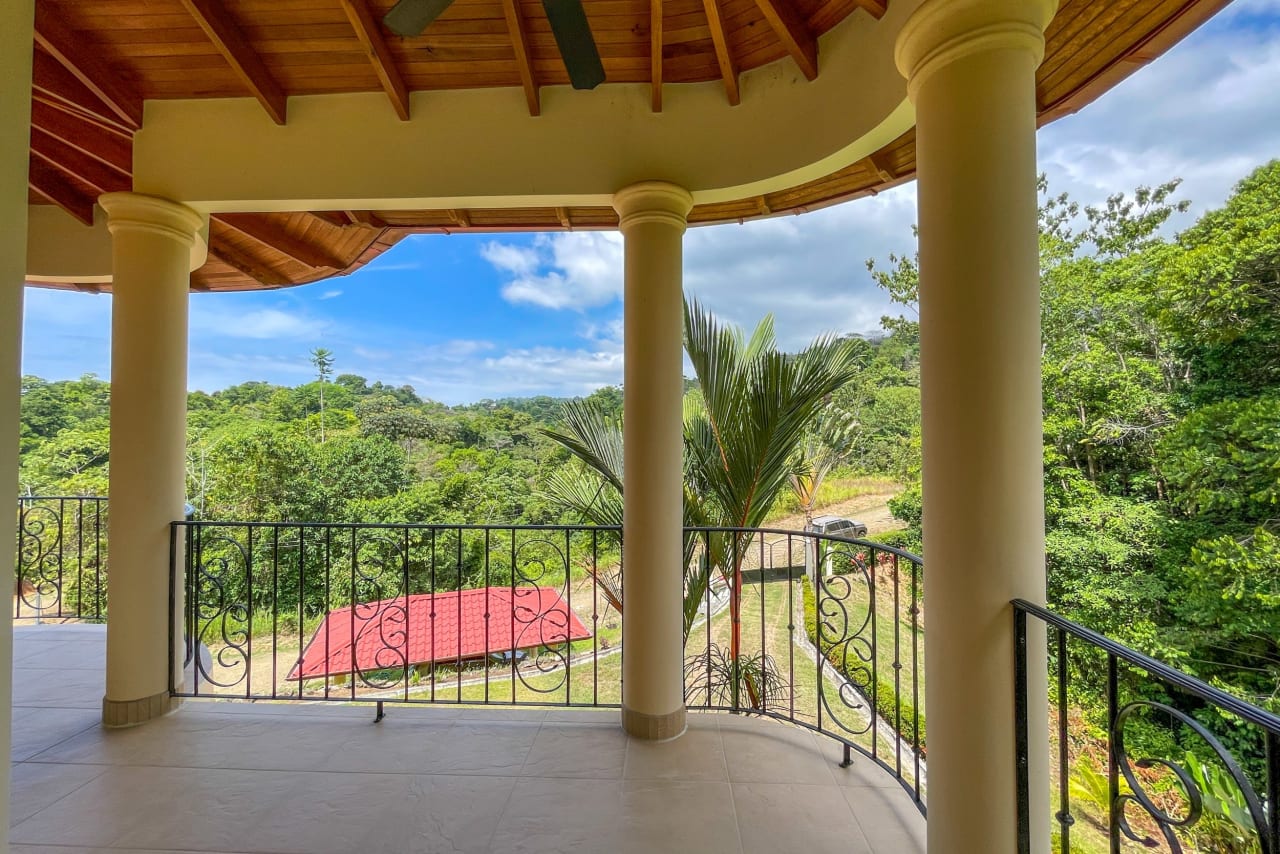 Classic Spanish Colonial Style 3-Bedroom Home Jungle View Home With Solid Construction In A Desirable Gated Community In Ojochal Costa Rica