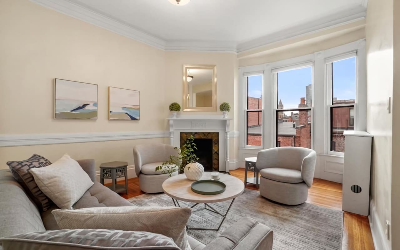 On the Market Back Bay Brownstone With Common Roof Deck, Private