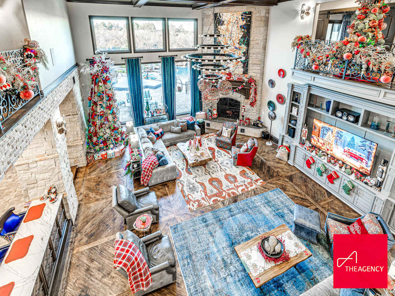 Sleighing the Season: A Christmas Luxury Home Photoshoot at OKC's Viral Estate - Wyatt Poindexter - The Agency