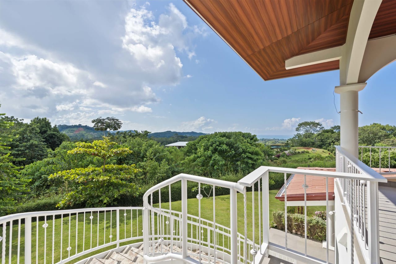 Luxurious 4-Bedroom Home With Family-Friendly Layout, Incredible Pacific Ocean Views & Lush Tropical Grounds In Ojochal Costa Rica