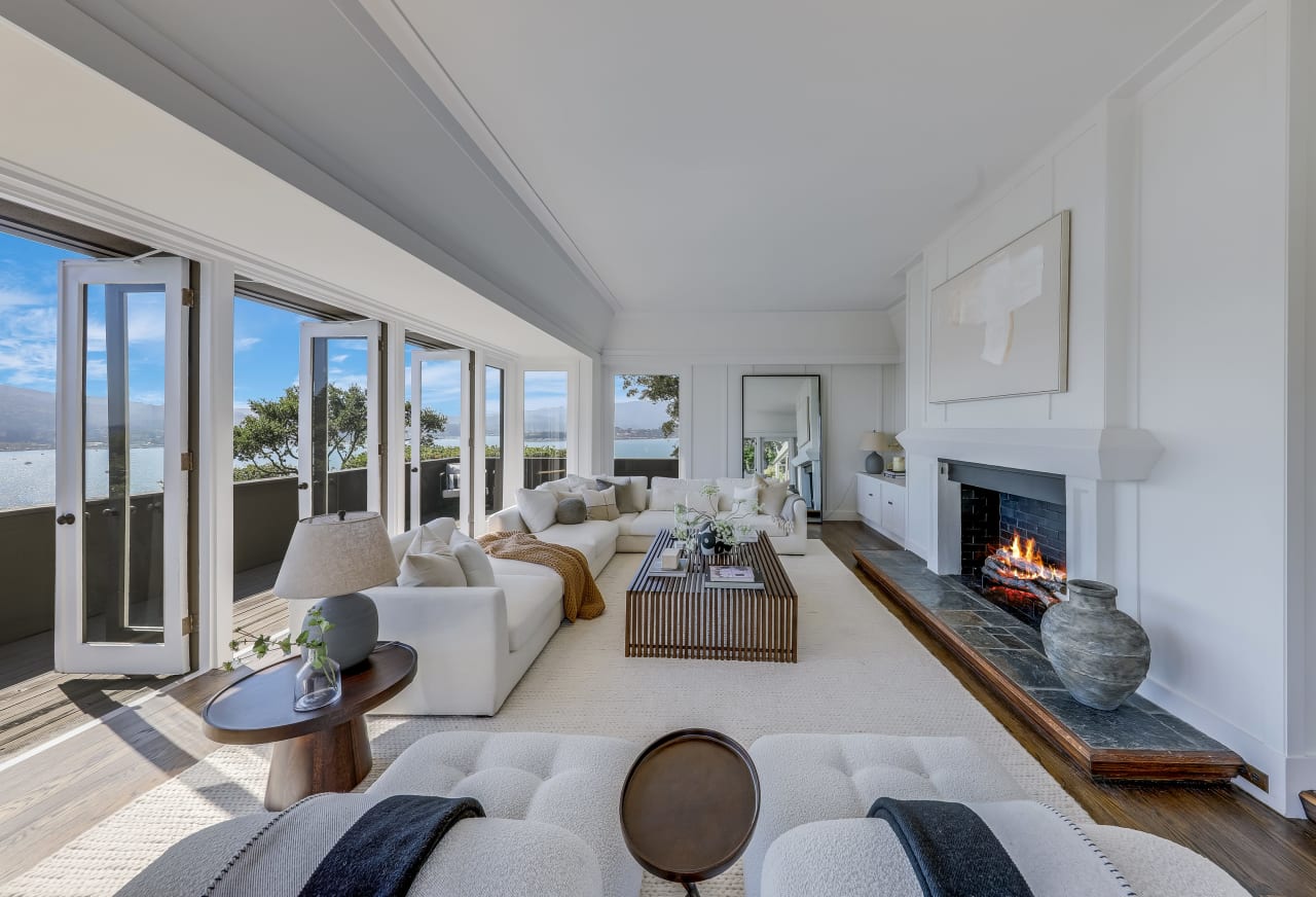 Stylish and Renovated with Sweeping Views Across the Bay