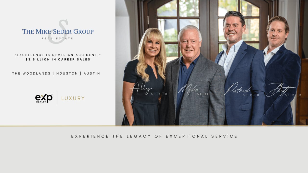 Social media cover for The Mike Seder Group alongside their team of real estate professionals, providing expert services.