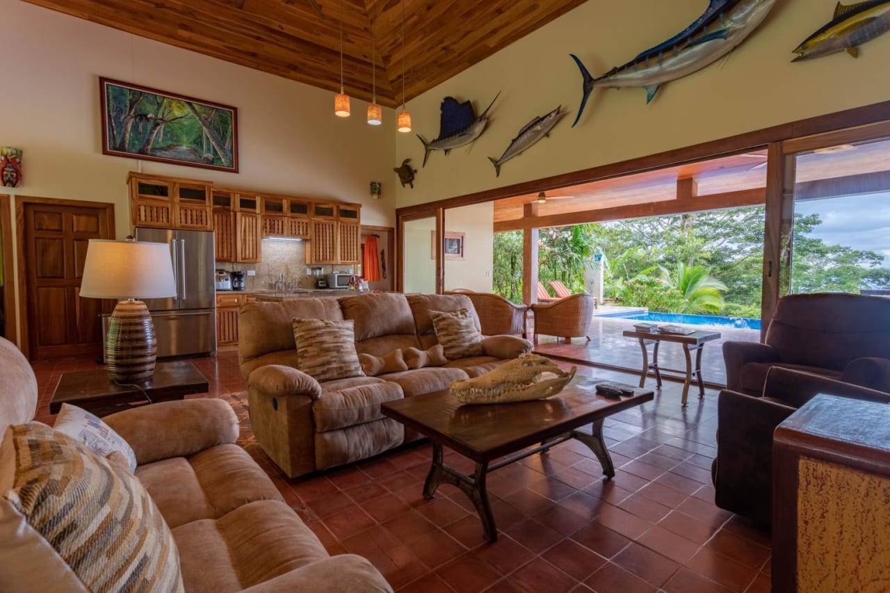 Ocean View Home With Rainforest Setting