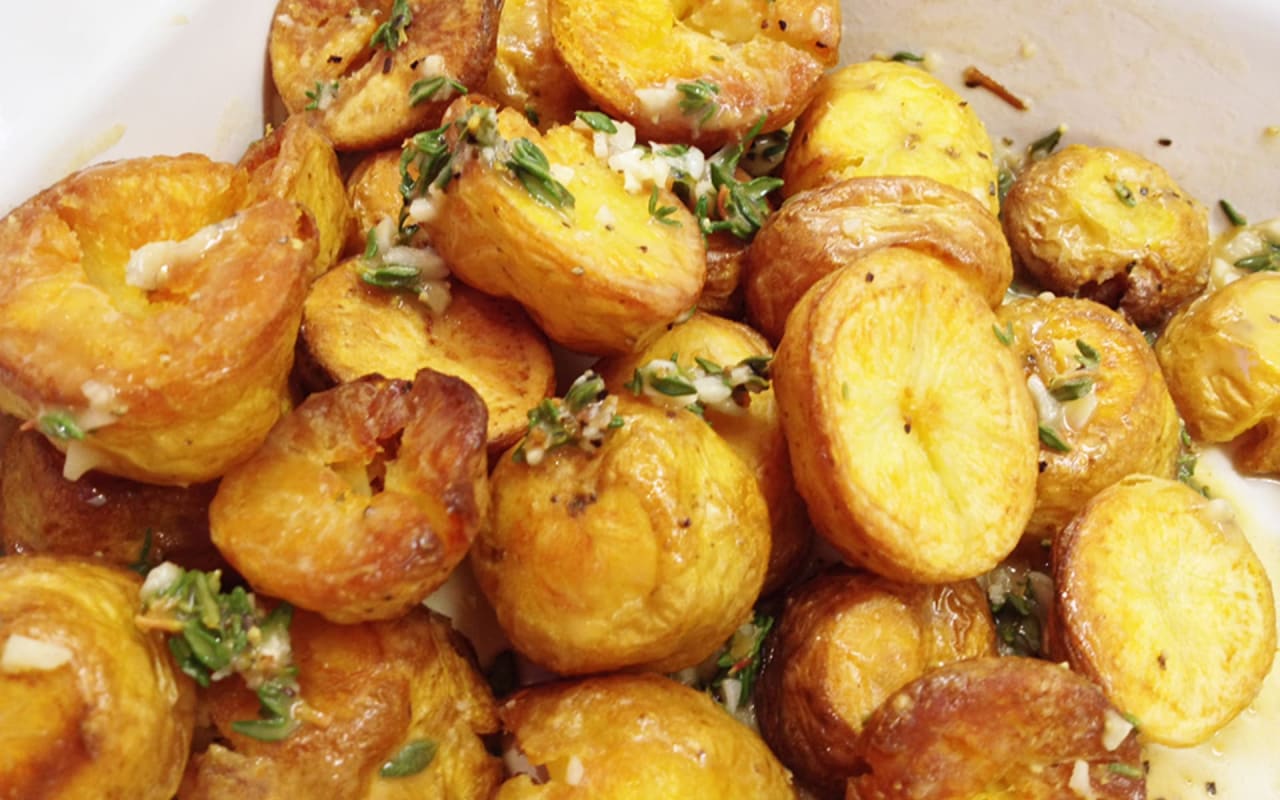 Thyme Roasted Za’atar Potatoes