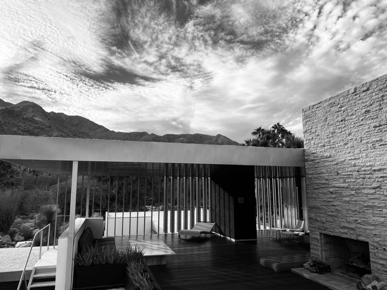 The Kaufmann Desert House designed by Richard Neutra