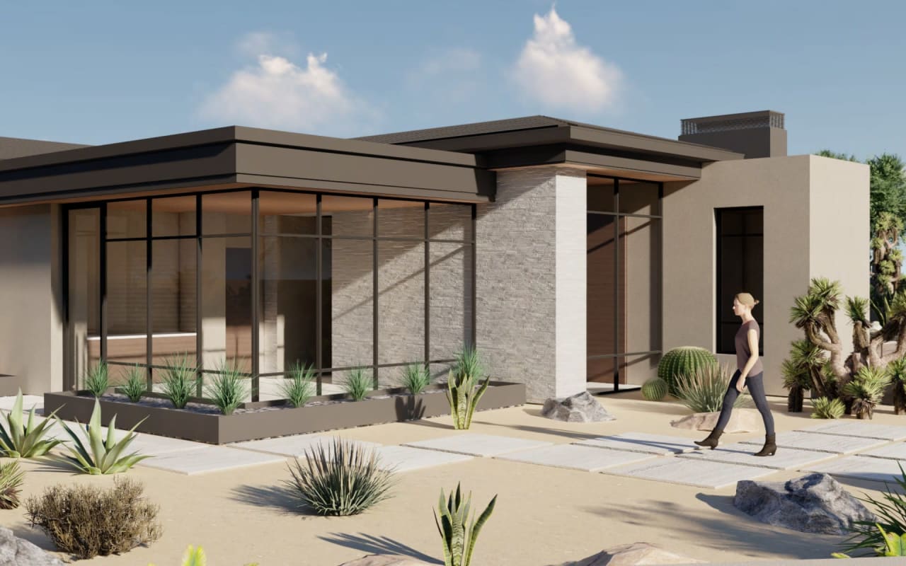 Contemporary luxury custom home in Paradise Valley Arizona