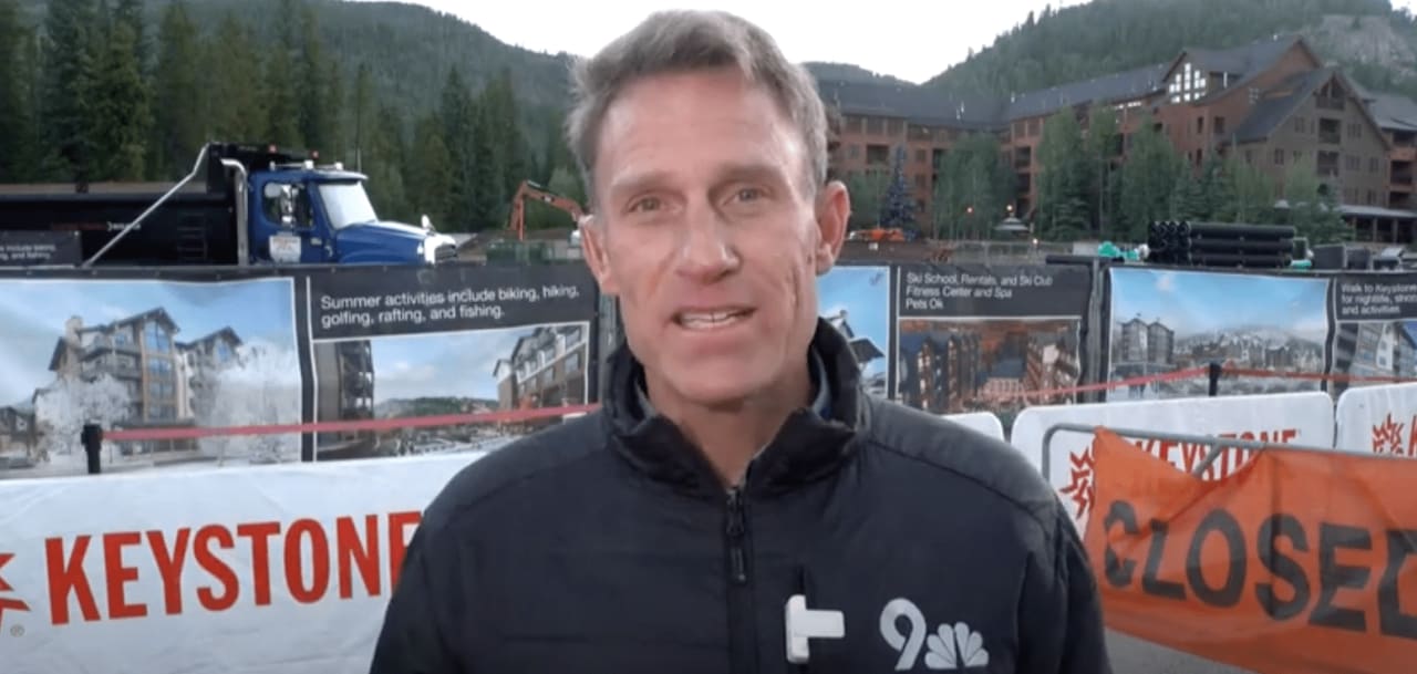 9News at Keystone in anticipation of Kindred Resort and Winter 2023!