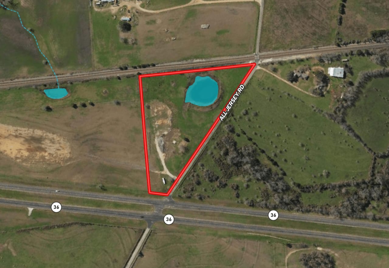 8.759-Acre Land with Highway and County Road Frontage, Brenham, TX Tract 1