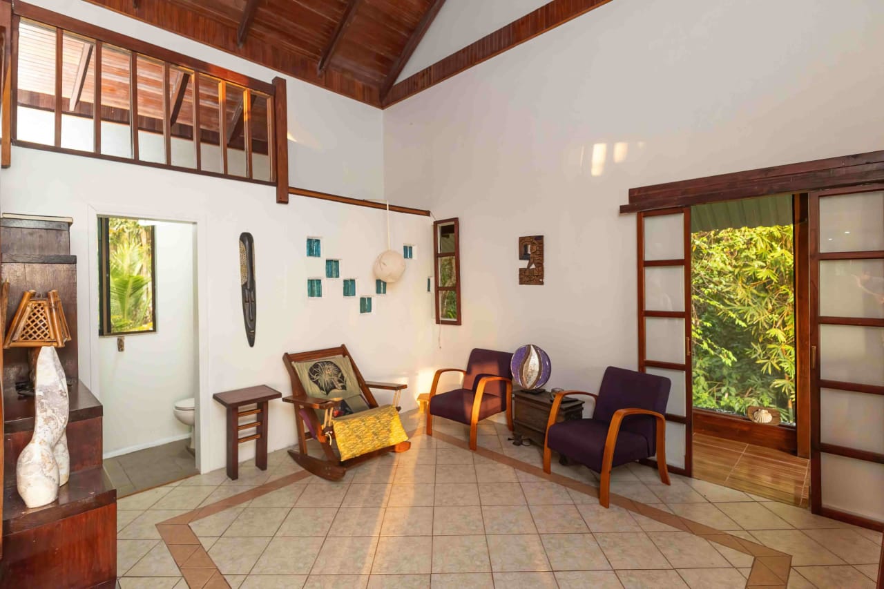 Ocean and Sunset View Home and Guest House near Dominical – 6.3 Acres