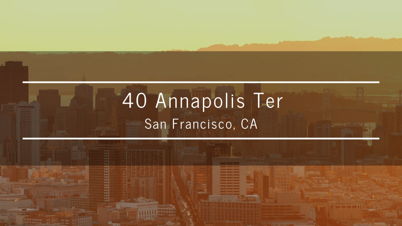 40 Annapolis Ter, San Francisco, CA 94118