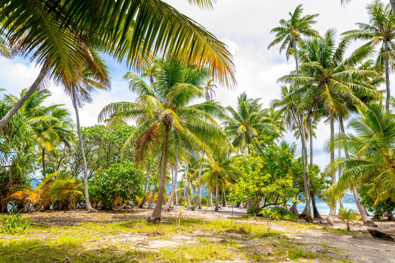 Bora Bora Adjacent French Polynesian Island in the South Pacific 