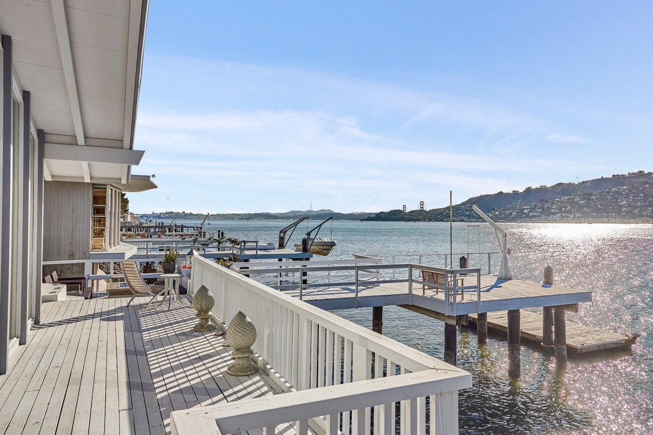 Waterfront Golden Gate View Home with Private Pier- Represented Buyer