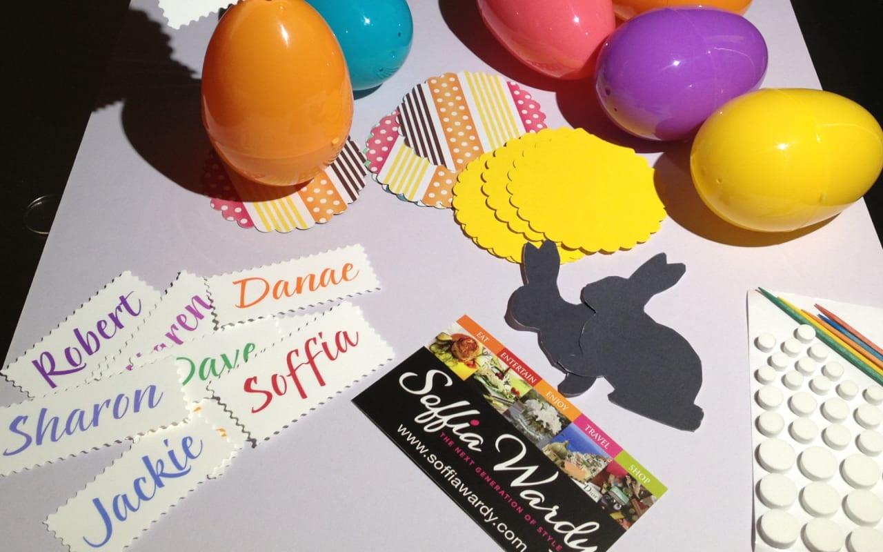 Easter Egg Place Cards