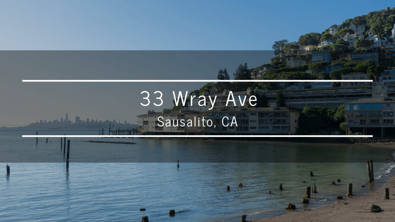 33 Wray Ave, Sausalito, CA 94965