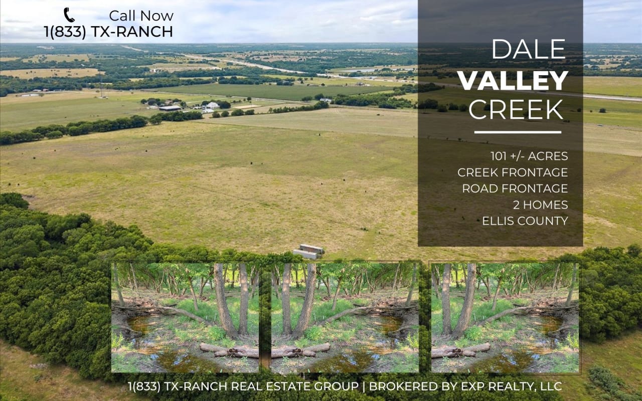 Dale Valley Creek Ranch | 101 +/- ACRES | Ellis County, Texas