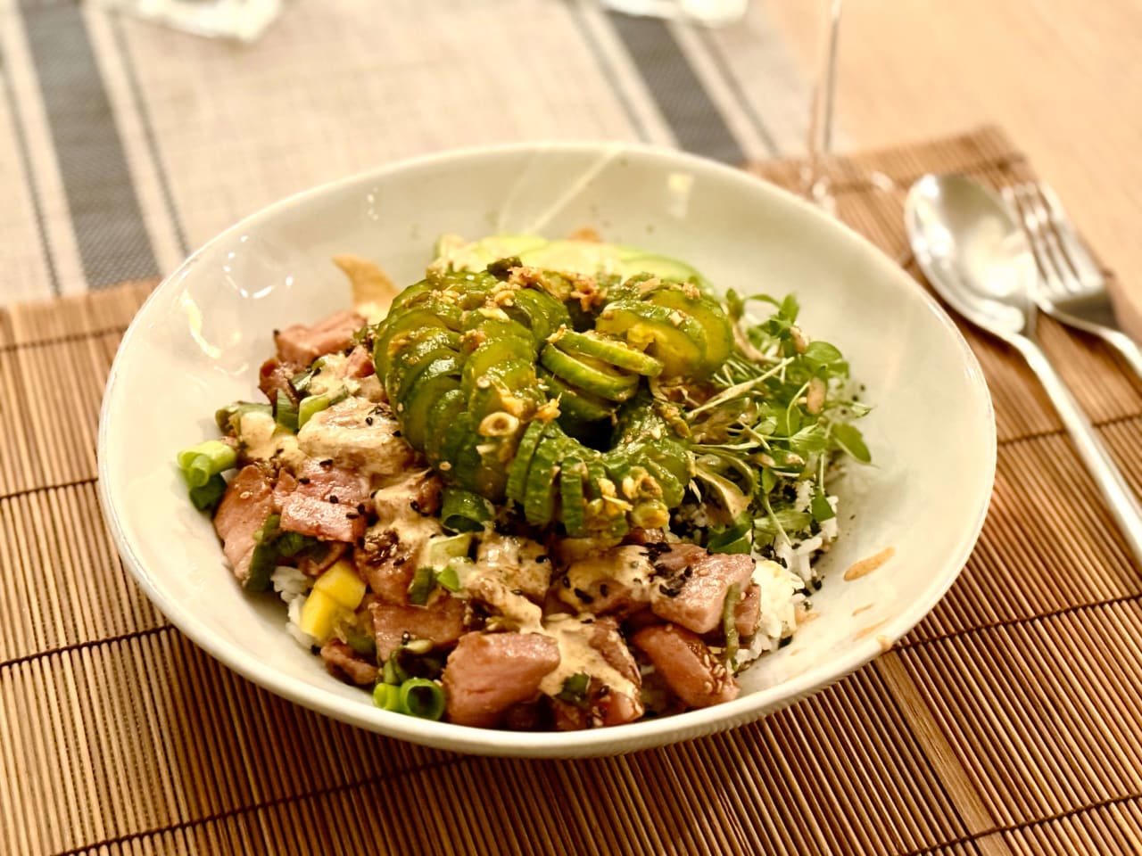 Ahi Tuna Poke Bowl