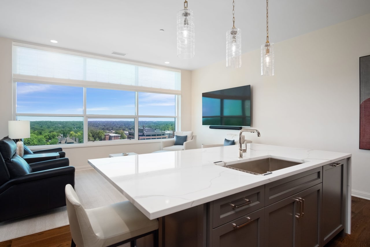 Exquisite Renovation on the 10th Floor in the Heart of Clayton