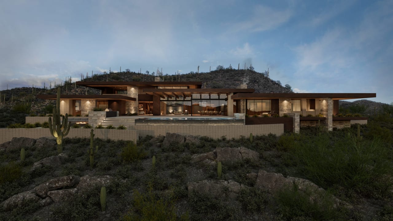 New ultra-luxury modern estate in Cave Creek, AZ