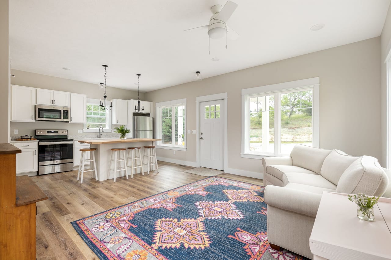 Leelanau County Real Estate Kitchen Living Room