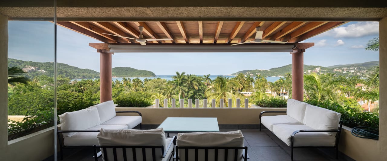 Terrace area view from La Ropa Beach