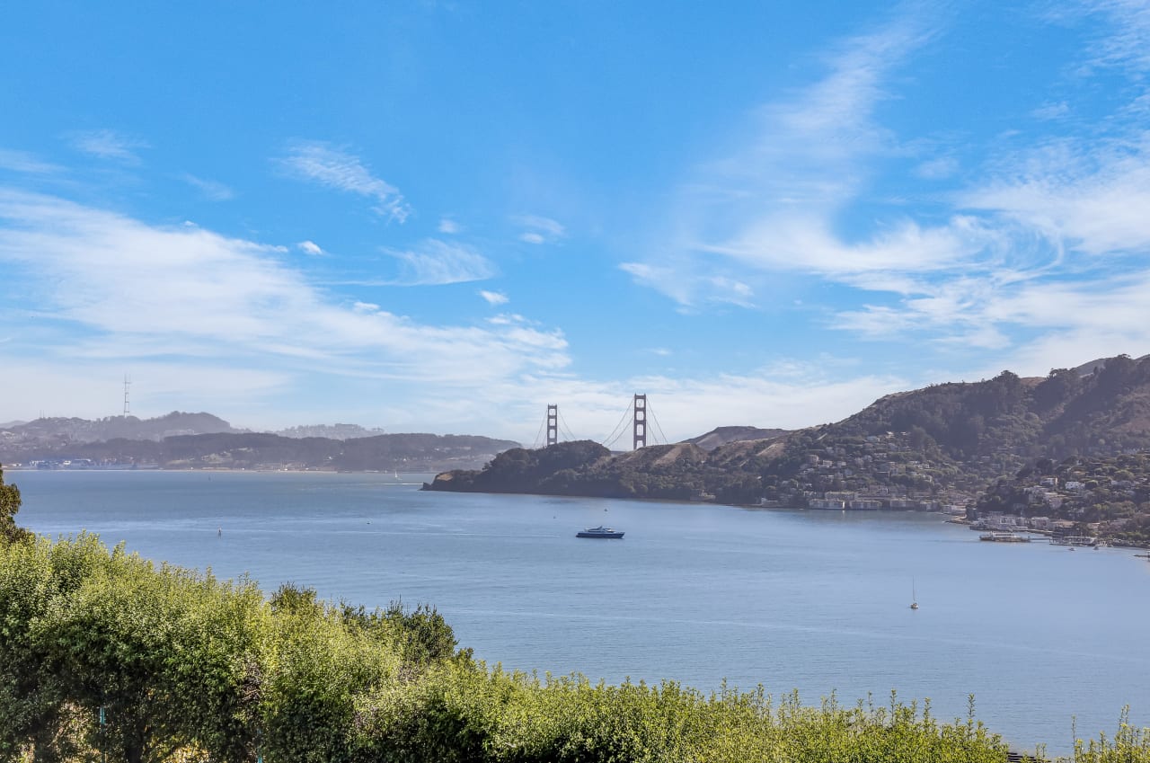 Stylish and Renovated with Sweeping Views Across the Bay