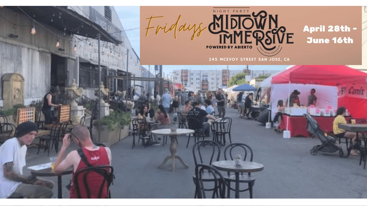 Arts, Entertainment, & Food at San Jose's New Night Market Midtown