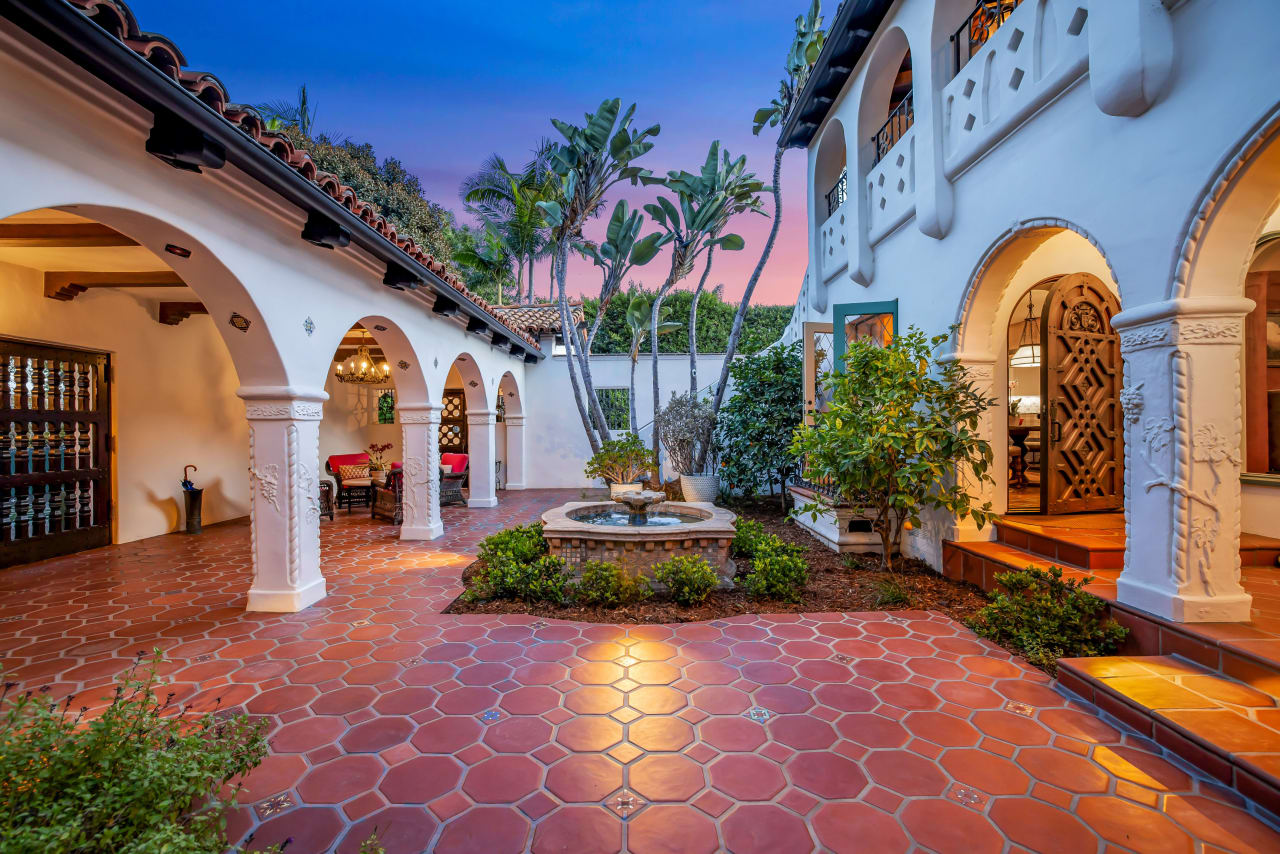 Designer-Revamped 1927 Spanish Colonial in Beverly Hills Asks $24.995 Million