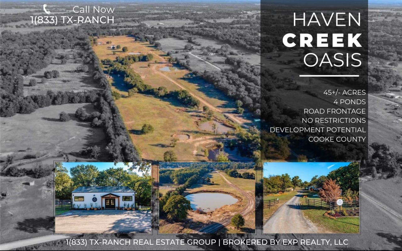 Haven Creek Oasis | 45 +/- ACRES | Cooke County