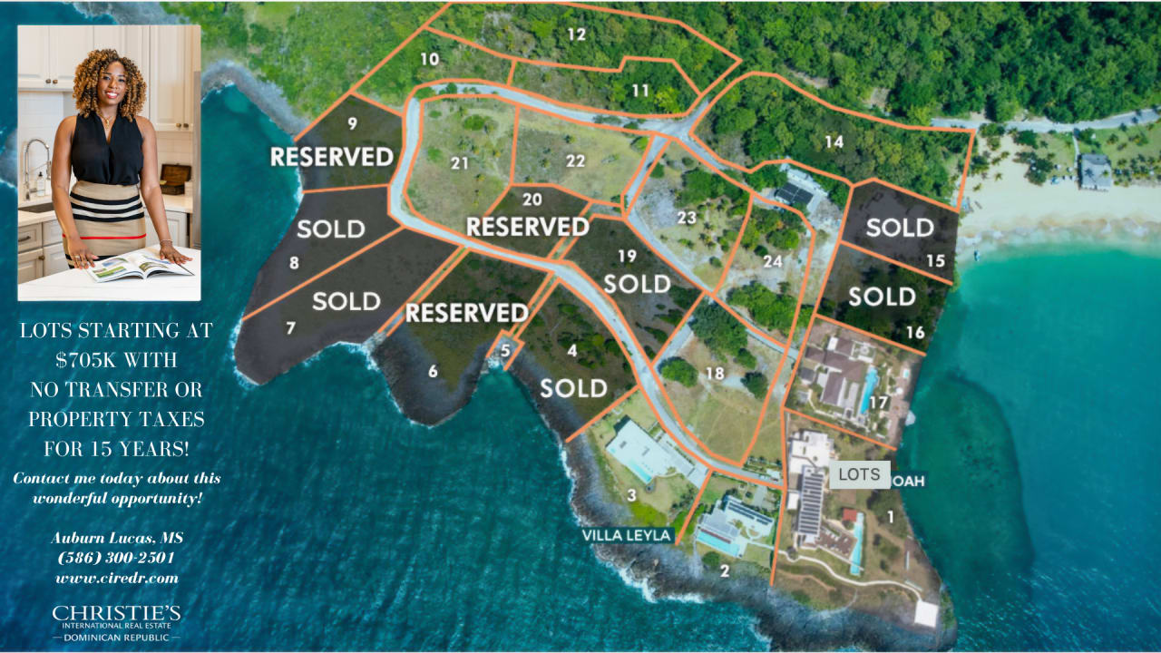 Exclusive Oceanview Lots in Samana