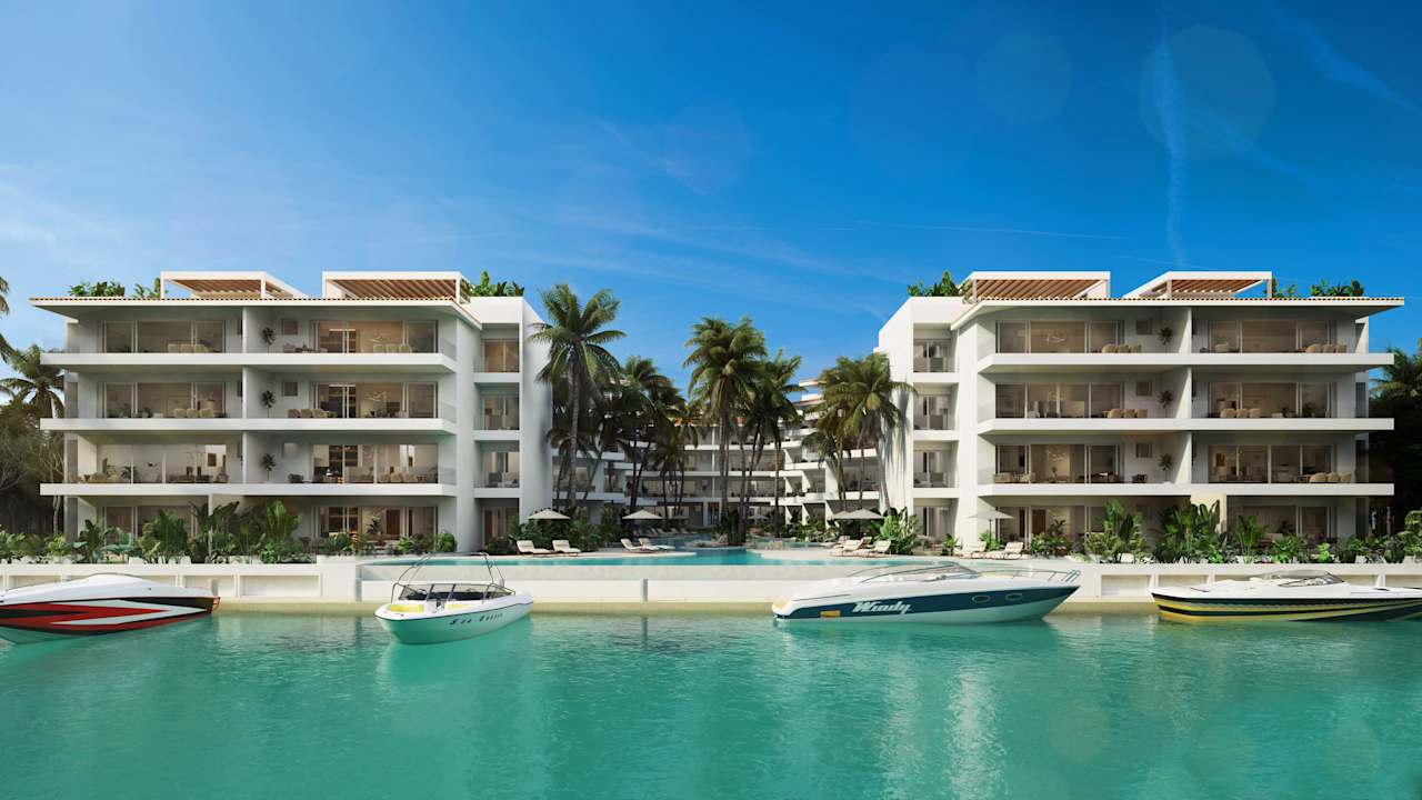 Exclusive residential Marina community in the Mexican Caribbean Puerto Aventuras for sale