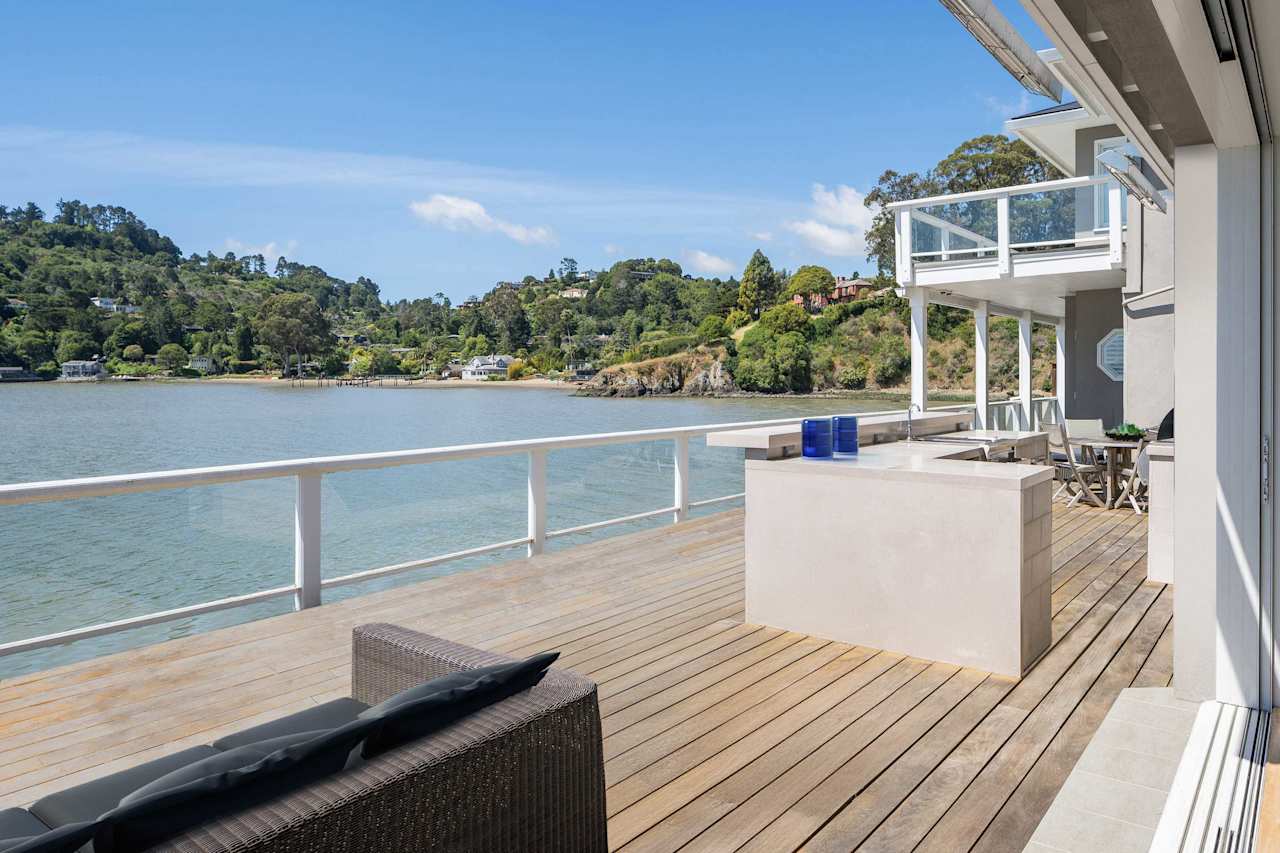 Exquisite Waterfront 'Smart Home' on Flat, Gated Street