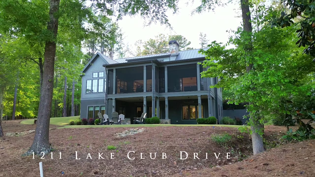 RIEZL BAKER presents NEW LAKE HOME for sale, French farmhouse at Lake Club Dr, Reynolds Lake Oconee