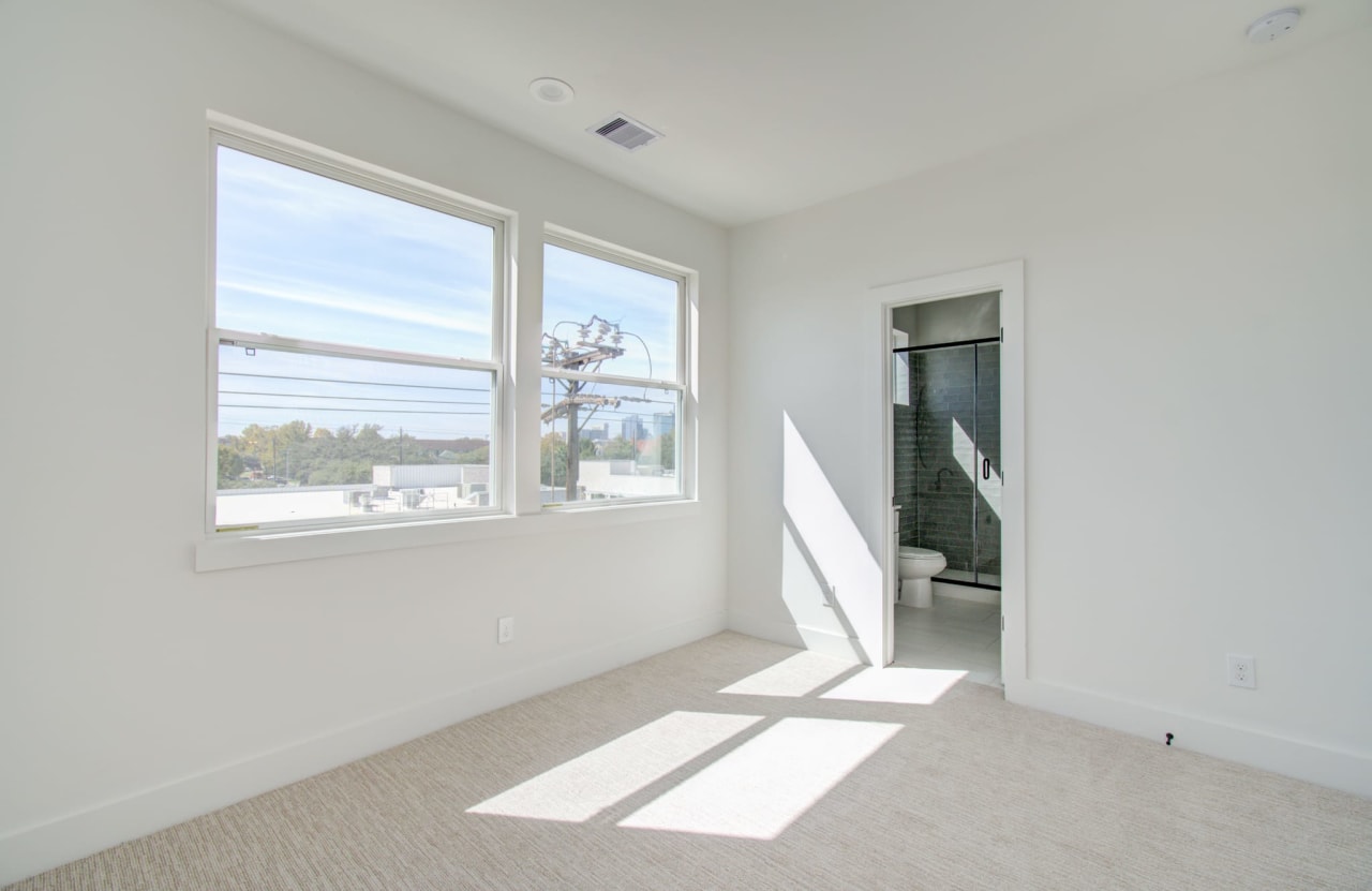 unfurnished bedroom at a home at Commons at Engelke