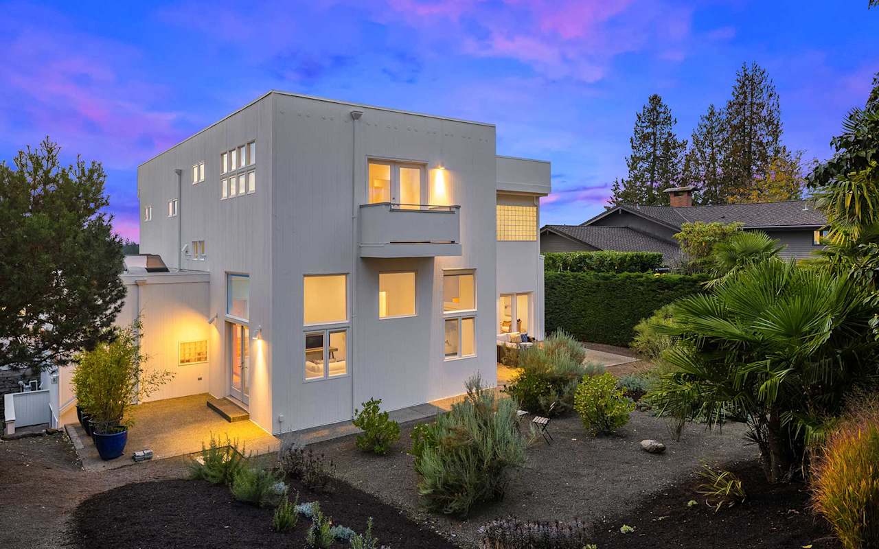 Sleek, LightFilled View Modern On Yarrow Point Team Foster