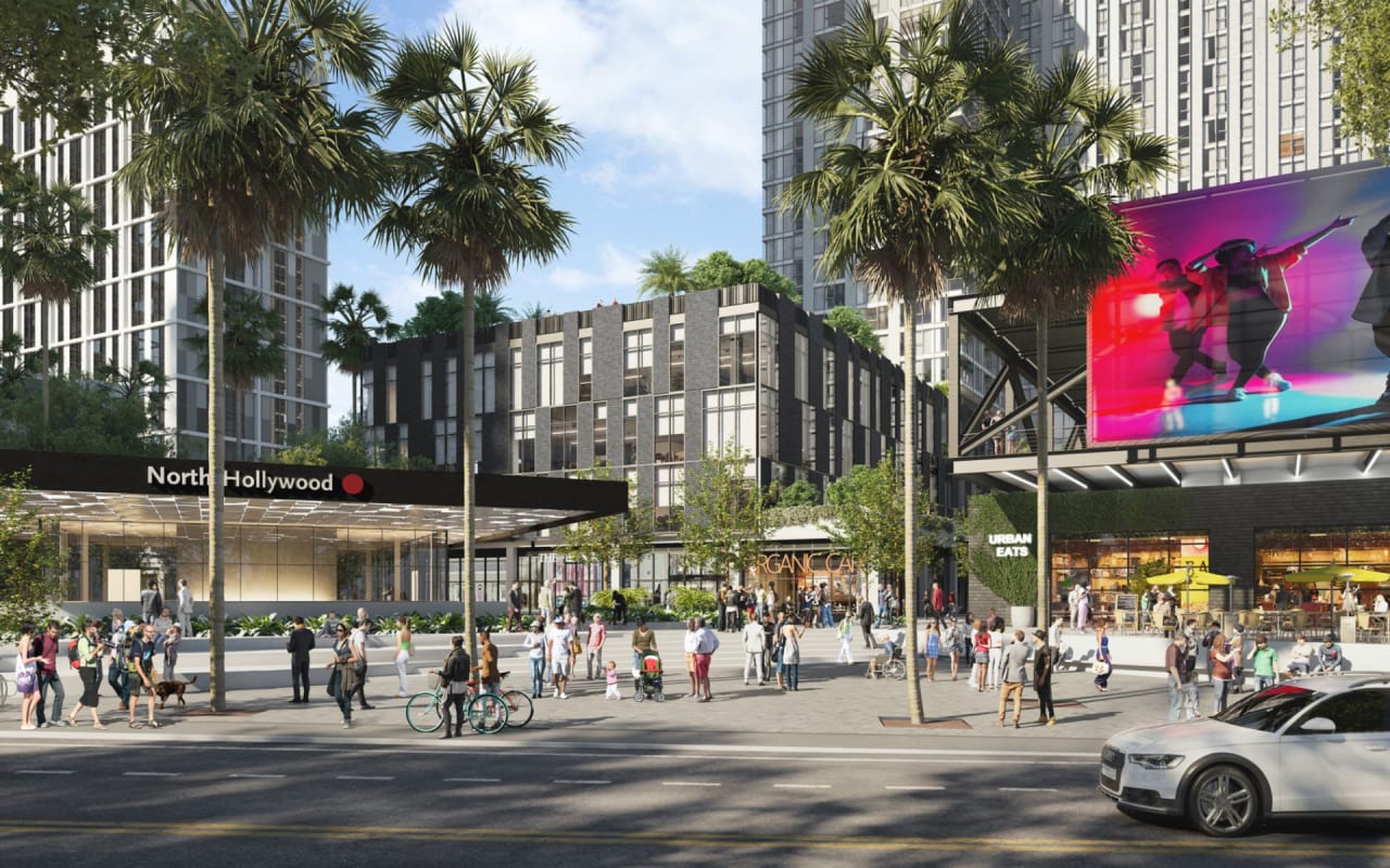 $1-Billion Plan for North Hollywood Station Takes Shape